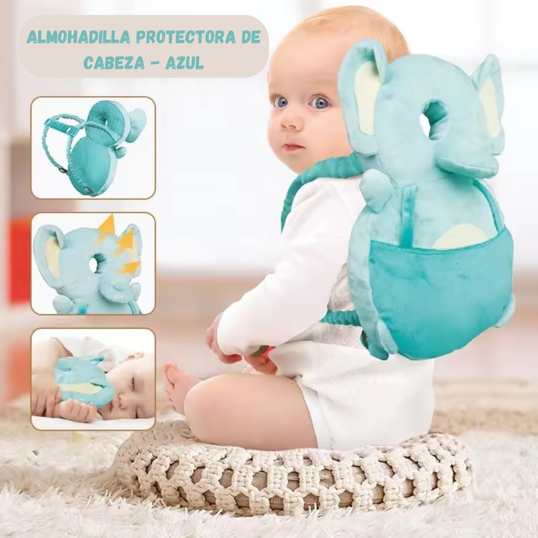 Almohadilla anticaida para bebe rosa